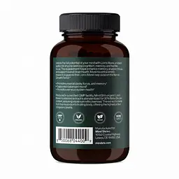 Гриб левова грива Mind Shi Lion's Mane Mushroom 1000 mg, 60 вегакапсул - Термін 10.26 - мініатюра 3