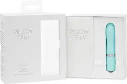Розкішний вібратор PILLOW TALK - Flirty Teal з кристалом Swarovski, гнучка головка - мініатюра 10