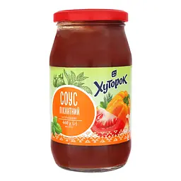 Соус Хуторок Пікантний пастеризований, 460 г (784359) - мініатюра 2