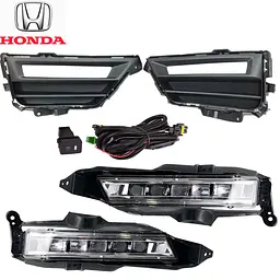 LED Протитуманні фари для Honda CR-V 2019- з проводкою Комплект (HD-2293-LED) - мініатюра 2