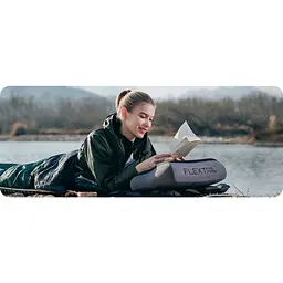 Надувна подушка Flextail Zero Pillow SE сіра - анатомічна - мініатюра 3