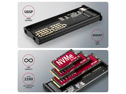 Кишеня для накопичувача AXAGON Display Box (EEM2-SD2) - мініатюра 7