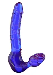 Страпон ToyJoy Bend Over Boyfriend, 20.5 см (фиолетовый)
