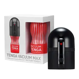 Вакуумна насадка Tenga VACUUM MAX з мастурбатором Tenga Vacuum Cup