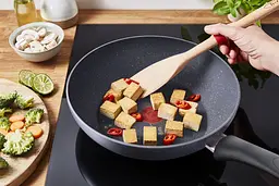 Сковорода Tefal ВОК Healthy Chef 28см алюміній сірий kuh0014453 - мініатюра 5