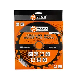 Диск пильний Polax по дереву з твердосплавними напайками 230x30.0/25.4, 40Т (54-146) - мініатюра 3