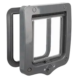 Двері Trixie для котів двосторонні 20 × 22 cм сірі - мініатюра 2