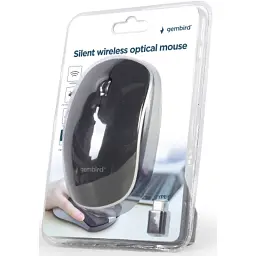 Мишка Gembird MUSW-4BSC-01 Wireless Black (MUSW-4BSC-01) - мініатюра 3