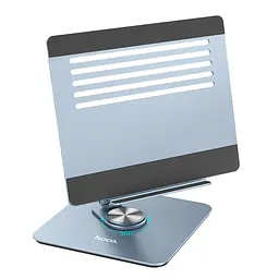 Підставка для ноутбука Hoco PH52 Plus Might Metal Rotating Tablet Desktop Holder Grey [82815] - мініатюра 2