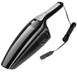 Автомобільний пилосос Hurricane Vacuum Cleaner 120 W з 4 насадками та подовжувачем Чорний (00424)