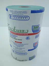 Паперові рушники, Кохавинка, 1-шарові, зелений, 600 аркушів, 135x215 мм, 80 метрів, 1 в упаковці