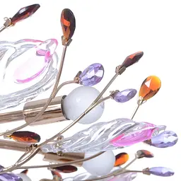 Люстра стельова Brille флористика E14 40W G (BCL-132C/8) - мініатюра 3