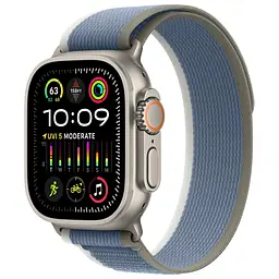 Ремінець нейлоновий для смарт-годинника Garmin 42,44,45,46,49 mm, Trail, синій, тканинний ремінець з регулятором довжини, на липучці, сумісний зі смарт-годинниками Garmin, ArmorStandart (ARM74230)