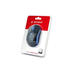 Мишка Gembird MUSW-4B-03-B Black+Blue (MUSW-4B-03-B) - мініатюра 3