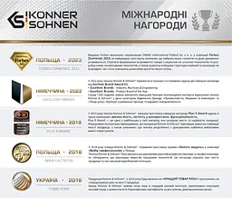 Konner & Sohnen Генератор дизельний KS 16-1E 230В 16/15кВт АВР(ATS) електростартер 360кг - мініатюра 9