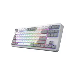 Клавіатура Hator Rockfall 3 Mecha TKL QMK/VIA Orange Wireless White (HTK851UA) - мініатюра 3