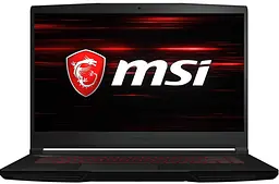 Ноутбук MSI GF63-10CSC 15.6FHD 60Hz/Intel i7-10750H/16/512F/NVD1650-4/DOS (GF6310SC-278XUA)