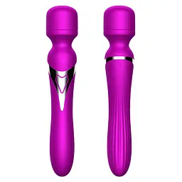 Вібромасажер Silicone Dual Massager USB 7+7 Function Purple Boss Series 63-00012 98550