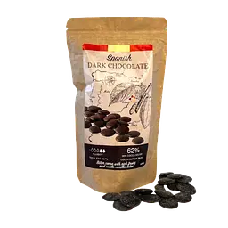 Шоколад чорний 62% Natra Cacao 400 г