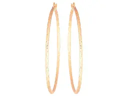 Сережки Xuping Позолота 18K кільця конго "Декоративний візерунок" ø 6см 270619