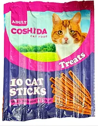 Ласощі м'ясна паличка для котів Coshida Cat Sticks зі смаком лосось із фореллю 5 г 89142461
