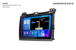Штатна автомагнітола EasyGo M9-3-32-TLPC v2 Toyota Land Cruiser Prado (120) 2002-2009 - мініатюра 2