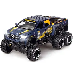 Колекційна металева модель пікапа АвтоЕксперт Mercedes-Benz X-Class EXY 6x6 з інерцією, світлом та звуком 1:32 - мініатюра 8