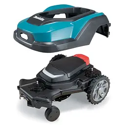 Газонокосарка-робот акумуляторна Makita RM350D (3500 м2, 20-60 мм, 26º, BL, XPT) - мініатюра 4
