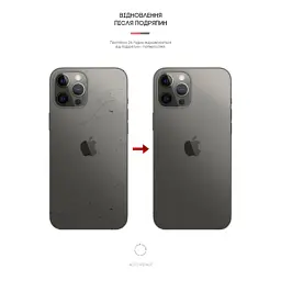 Плівка захисна Armorstandart back side Apple iPhone 12 Pro Max Carbone Transparent (ARM61073) - миниатюра 3