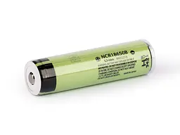 Акумулятор 18650 Panasonic NCR18650B 3400 mAh опуклий контакт 8А Зелений (17624-hbr)