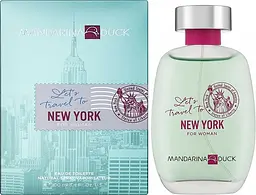Туалетна вода Mandarina Duck Let's Travel To New York Woman 100 мл - мініатюра 2
