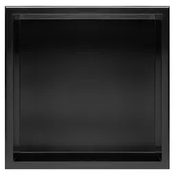 Вбудована полиця Rea 30x30 black matt з обідком REA-05603, Чорний матовий - мініатюра 5