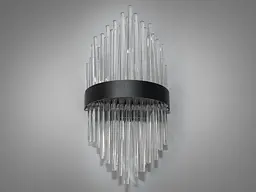 Світильник настінний LED Diasha 839/2PB, 18W, 990 лм, IP20, метал, скло, для спальні - мініатюра 3