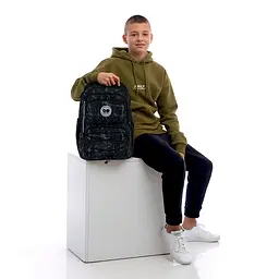Рюкзак GoPack Education 120M-3 Shadow Чорно-сірий (GO26-120M-3) - мініатюра 19