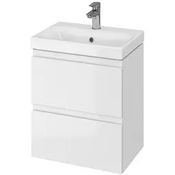 Тумба з умивальником Cersanit Moduo Slim 50 біла UN509-040