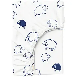Простирадло Cosas на резинці 90х200 sheep black white, білий (SheepBlackWhite_90x200x20)