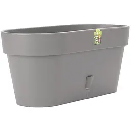 Вазон Santino Latina window box 6.7 л сірий (JL 40 GRI)