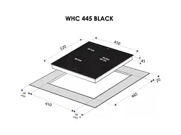Варильна поверхня WEILOR WHC 445 BLACK - мініатюра 2