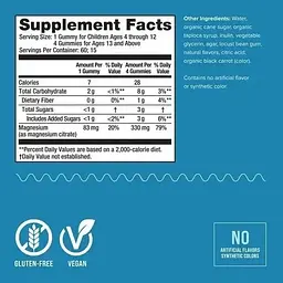 Магній Natural Vitality CALM Magnesium Supplement смак малина лимон 60 жувальних цукерок - мініатюра 2