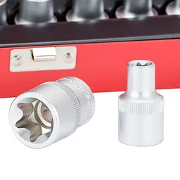Набір насадок Ultra Star 1/2" 9 шт CrV (TR6086022) - мініатюра 4