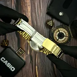 Чоловічий годинник Casio MTP-V300G-9A Золотистий ( AT1141-0200 ) - мініатюра 5