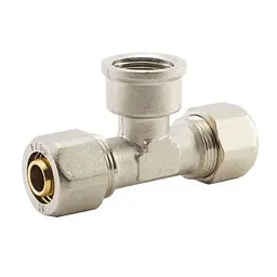 Трійник обтискний Karro для м/п труб 16х1/2"х16 внутрішня різьба KR-0720 30412