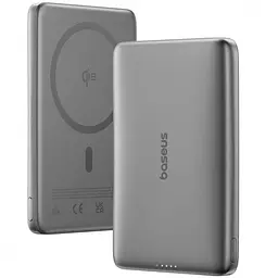 Павербанк Baseus PicoGo Ultra-Slim Qi2 Gray 10 000 mAh / 27 Вт (E0027200) - мініатюра 5
