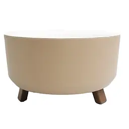 Горщик для квітів Serinova Tripot, 2.25 л, бежевий (ALY643) - мініатюра 2