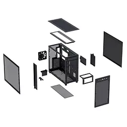 Корпус ASUS Prime AP303 TG Black (90DC00V0-B39010) - мініатюра 9