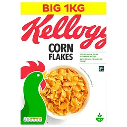 Сухий сніданок Kellogg's Corn Flakes Breakfast Cereal кукурудзяні пластівці 1 кг