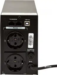 ДБЖ лінійно-інтерактивний LogicPower LPM-U625VA 437W батарея 12 В/7.5 Аг - мініатюра 2