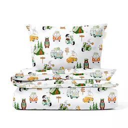 Підліткова постіль без простирадла FOREST ANIMALS CS1 COSAS (4822052259375)