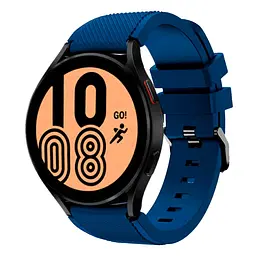 Ремінець для Samsung Galaxy Watch 5 Pro - синій ширина кріплення 20мм розмір L силікон Watchbands Gear (WB448084) - мініатюра 2