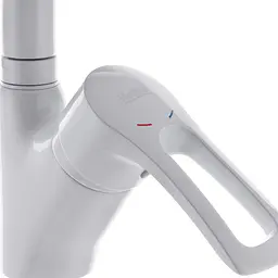 Змішувач для кухні Haiba Hansberg 011 white HB0202 Білий матовий - мініатюра 3